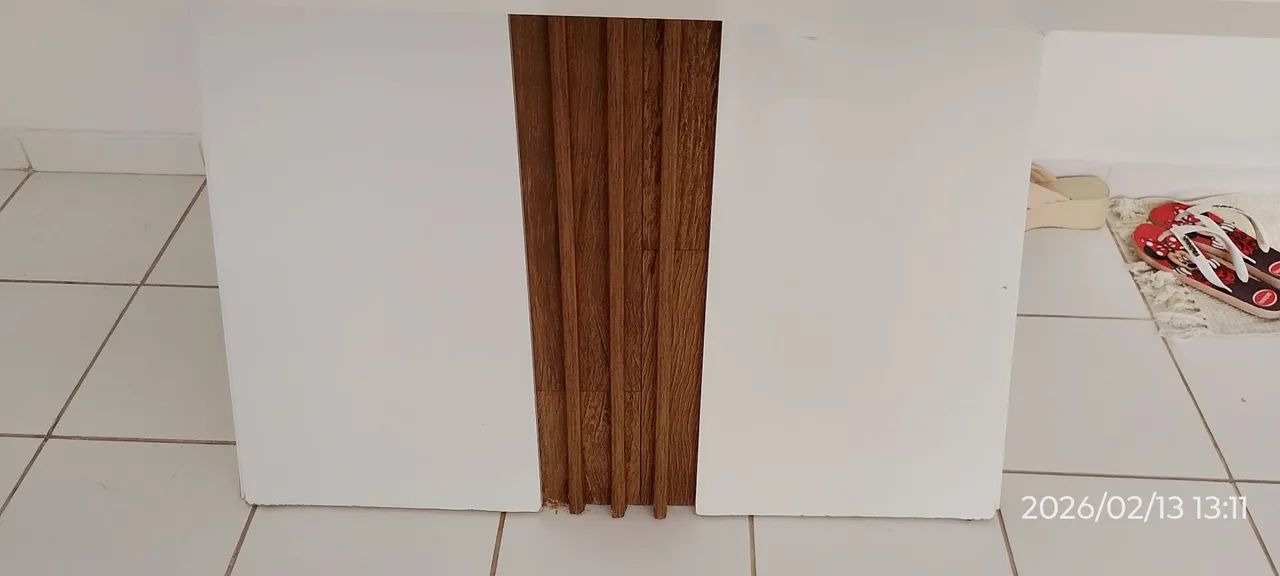 Mesa branca de vidro - Foto 4