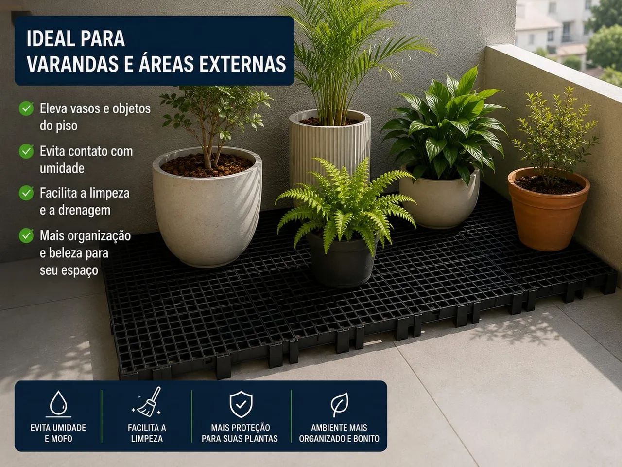 Paletes de plástico 25x50x2,5 - Foto 4