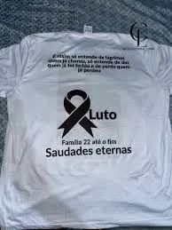 Camisa Saudades Eterna - Luto - Sétimo dia - Foto 5