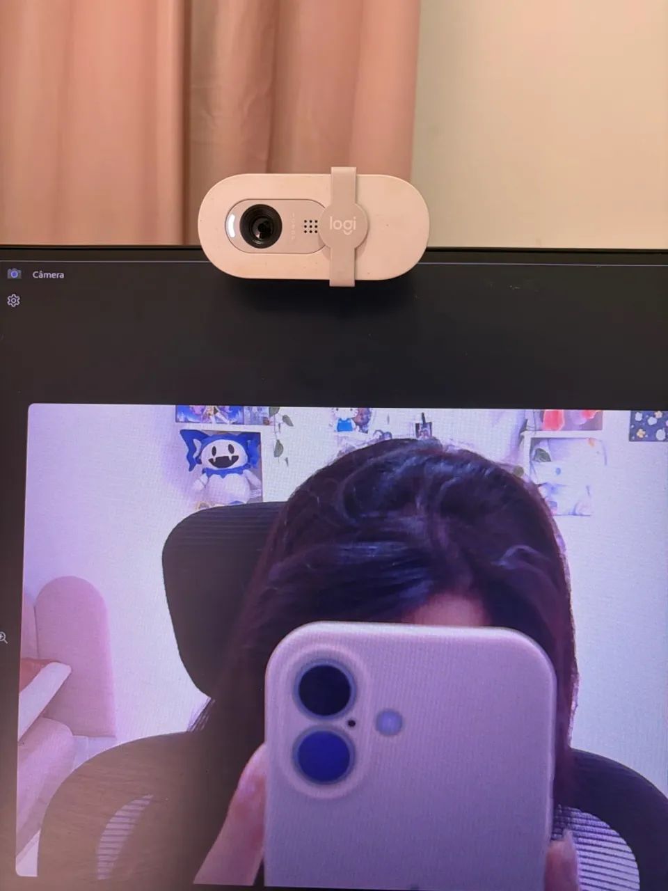 Webcam para computador logitech brio 100 - Foto 4