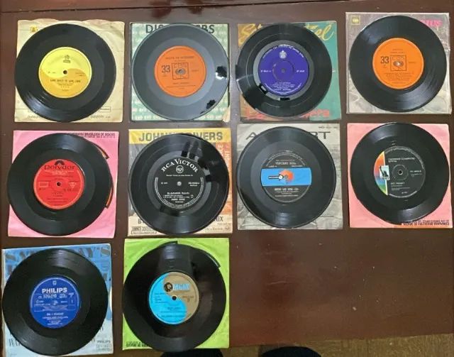 Lote com 10 compactos 7 polegadas - Rock/Pop Internacional - Foto 4