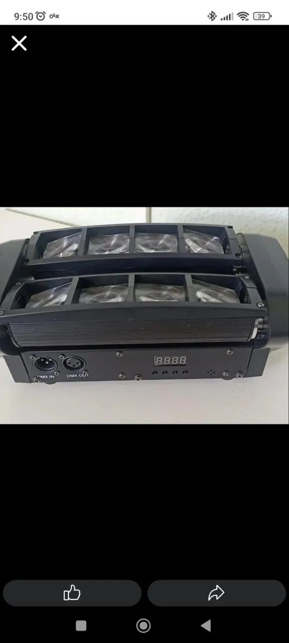 Mini Moving Spyder 8 x 5W - Foto 2