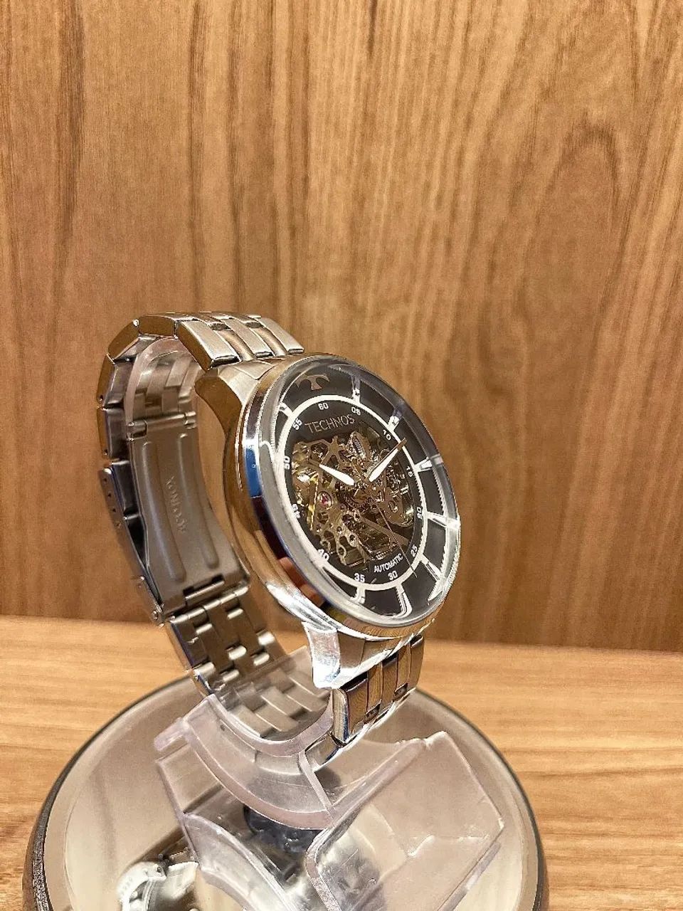 Relógio Technos esqueleto G3265AB - Foto 4