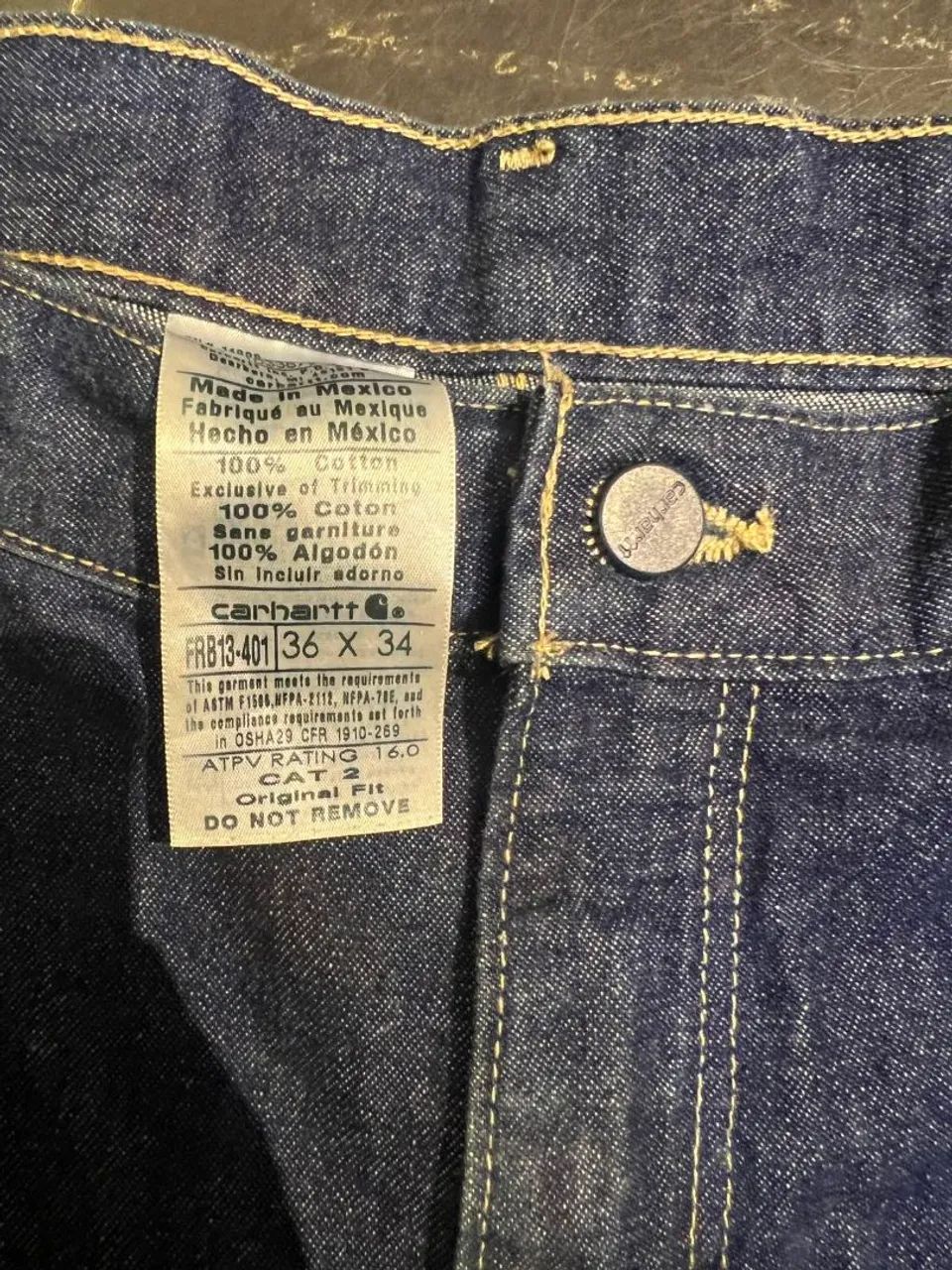 Carpenter Carhartt Fr. 36x34 original  - Foto 4