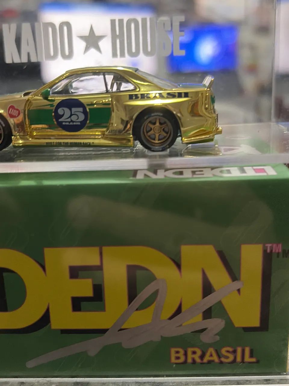 KAIDO HOUSE LTDEDN Salão Diecast 6 Nissan Gt-r R34 - Autografada