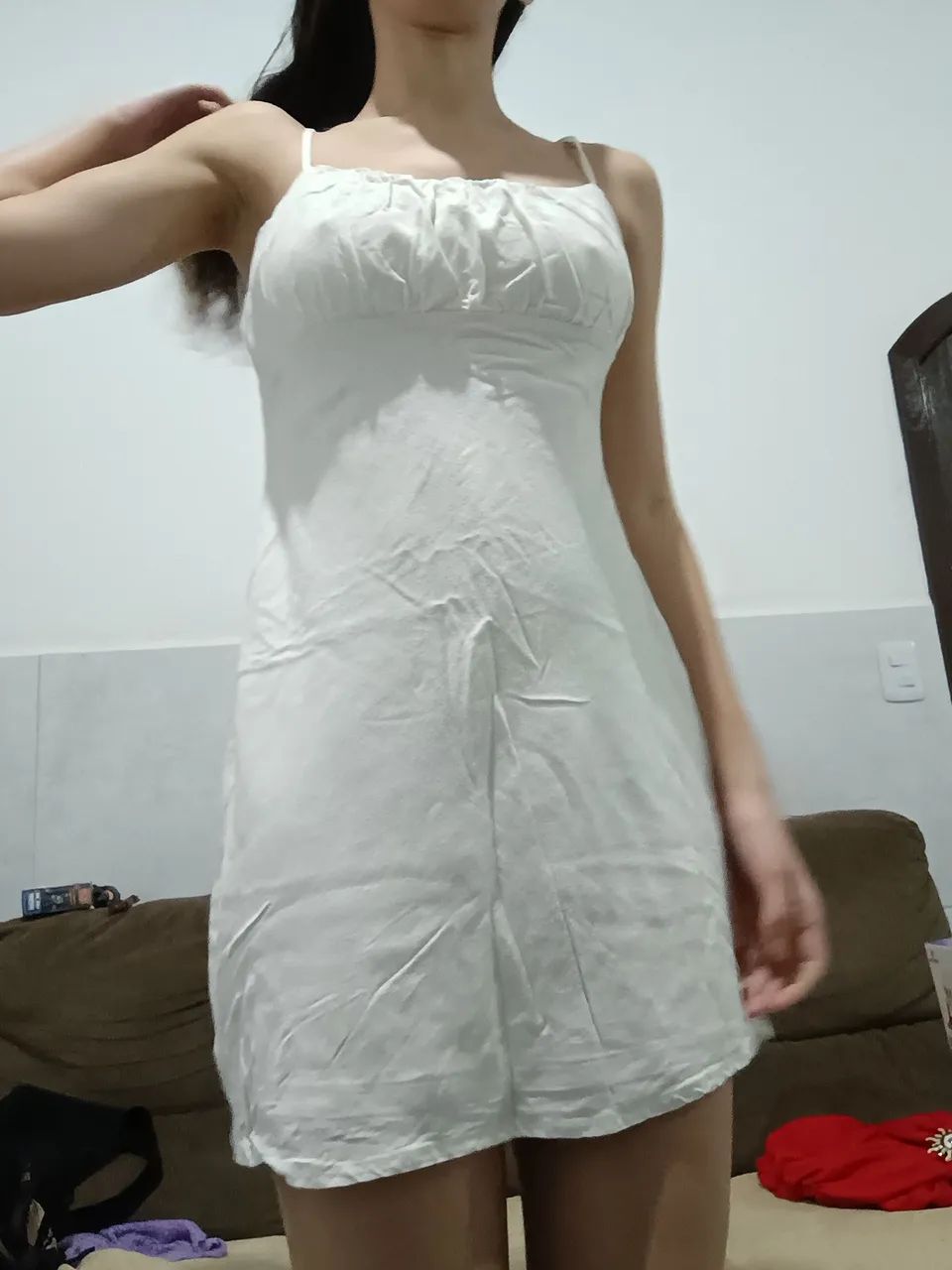 VESTIDO BRANCO, TAMANHO P
