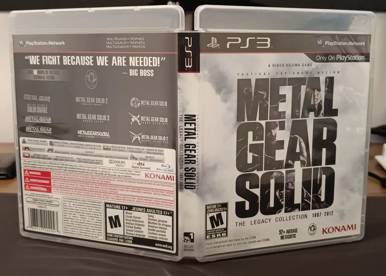 Metal Gear Solid: The Legacy Collection - PS3