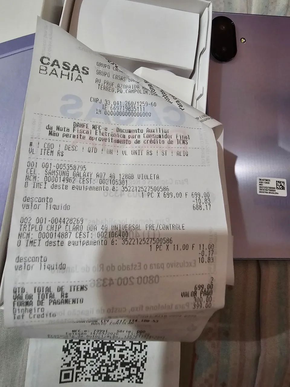 Celular a A07 zerado na garantia!!! - Foto 4