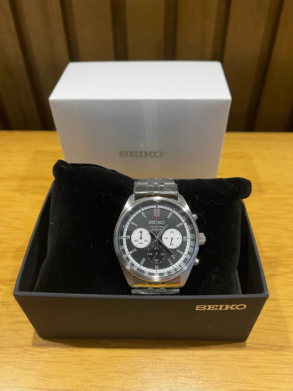 Seiko chrono Preto novo