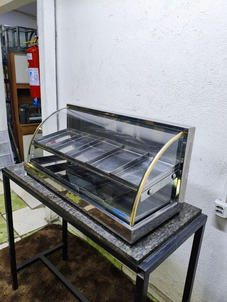 Estufa para salgados das bandejas com bancada - Foto 3
