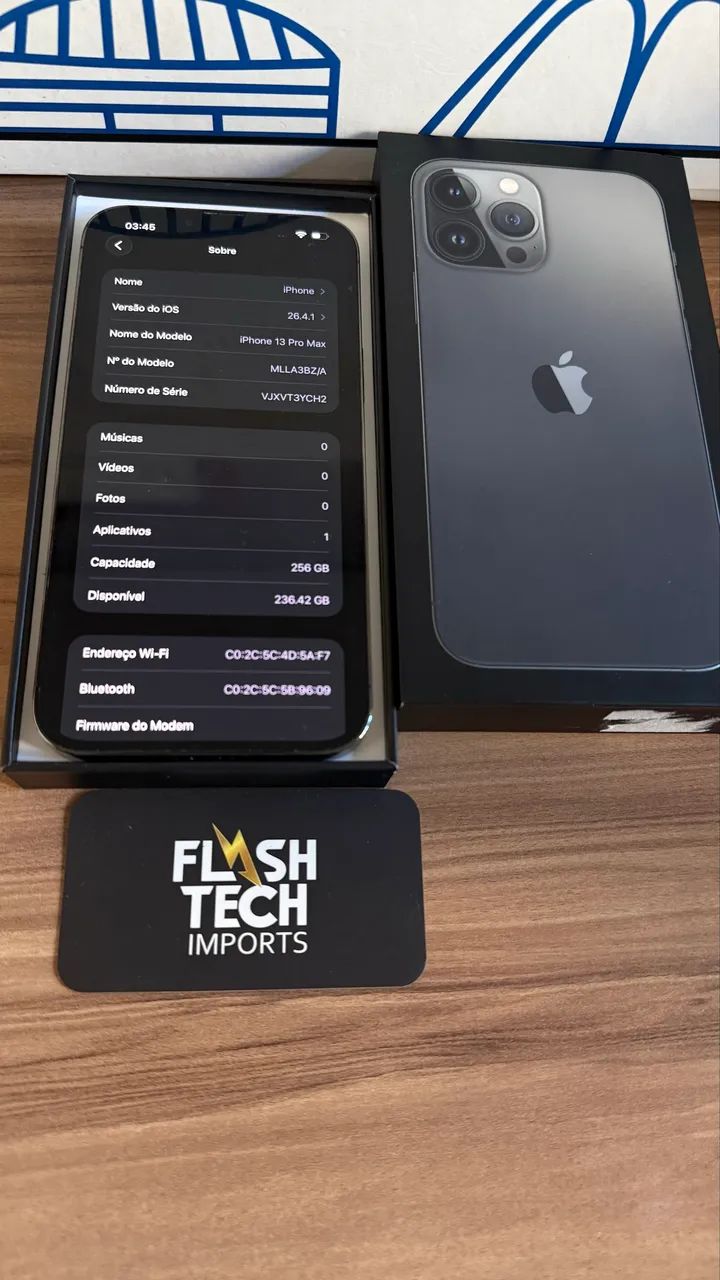 Apple iPhone 13ProMax スペースグレー 本体 iPhone 13 Pro Max 256 GB grafite - Aceitável (Recondicionado