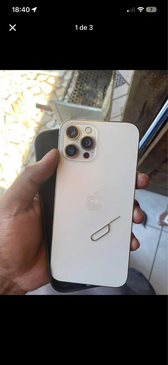 Iphone12promax gold - Celulares e Smartphones - Morro São Bento