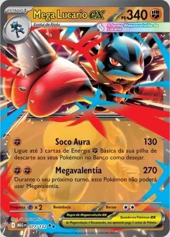 Carta Pokémon - Mega Lucario Ex