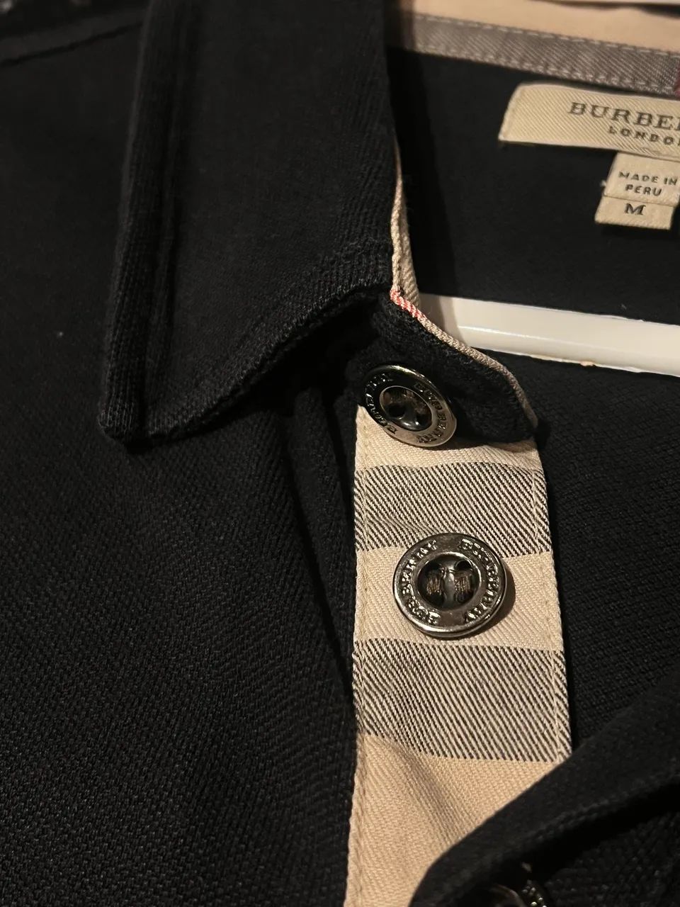 Blusa polo Burberry, tamanho M - Foto 4