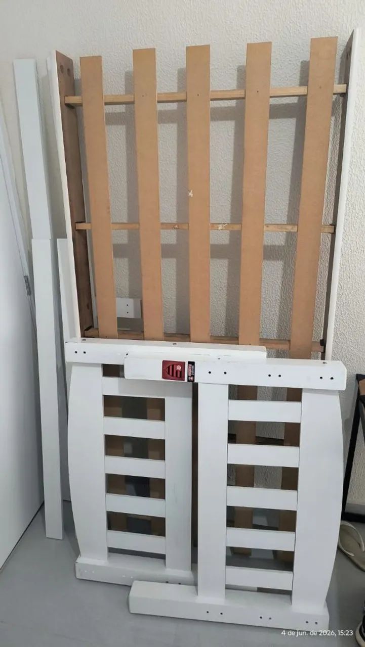 Cama de solteiro - Branca - Foto 2