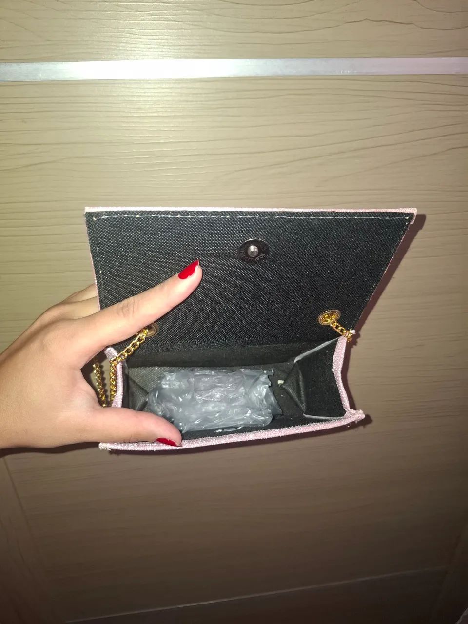 Bolsa Brilho Rosa  - Foto 4