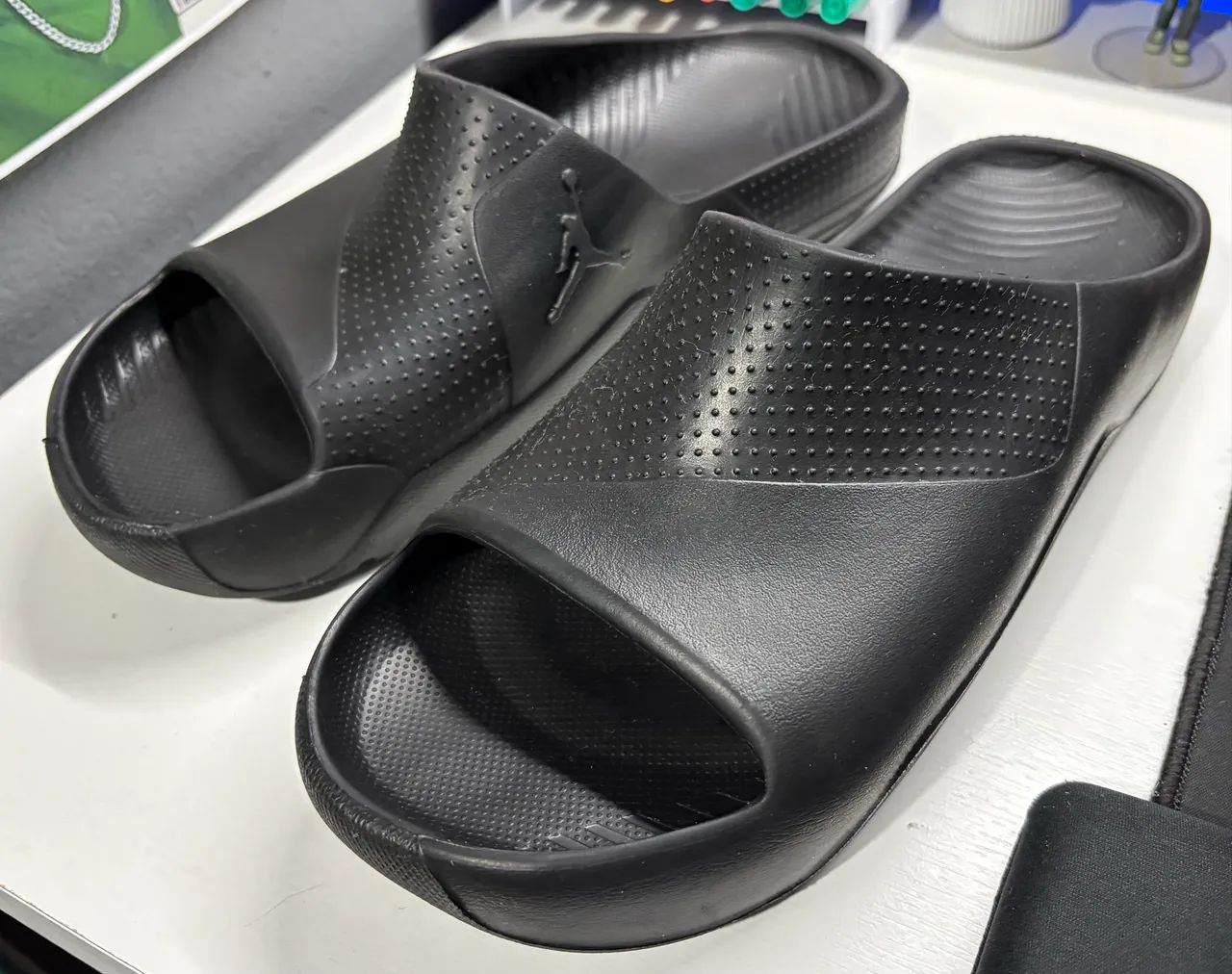  Chinelo Jordan Post Masculino - Preto - Foto 4
