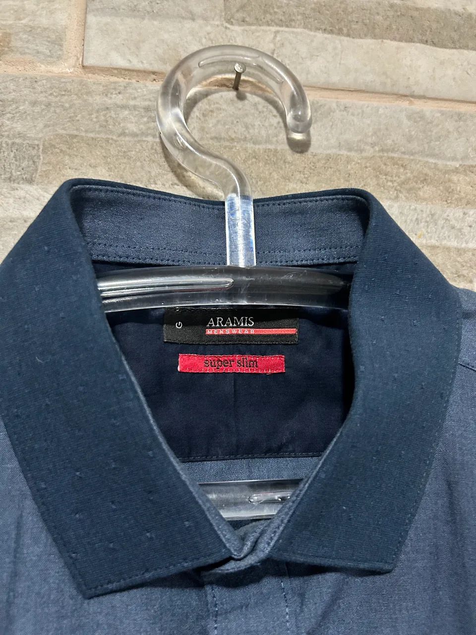 Camisa casual azul Aramis G - Foto 5