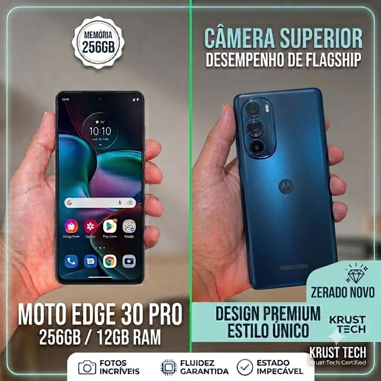 Motorola Edge 30 PRO 12GB 256GB IMPECAVEL!