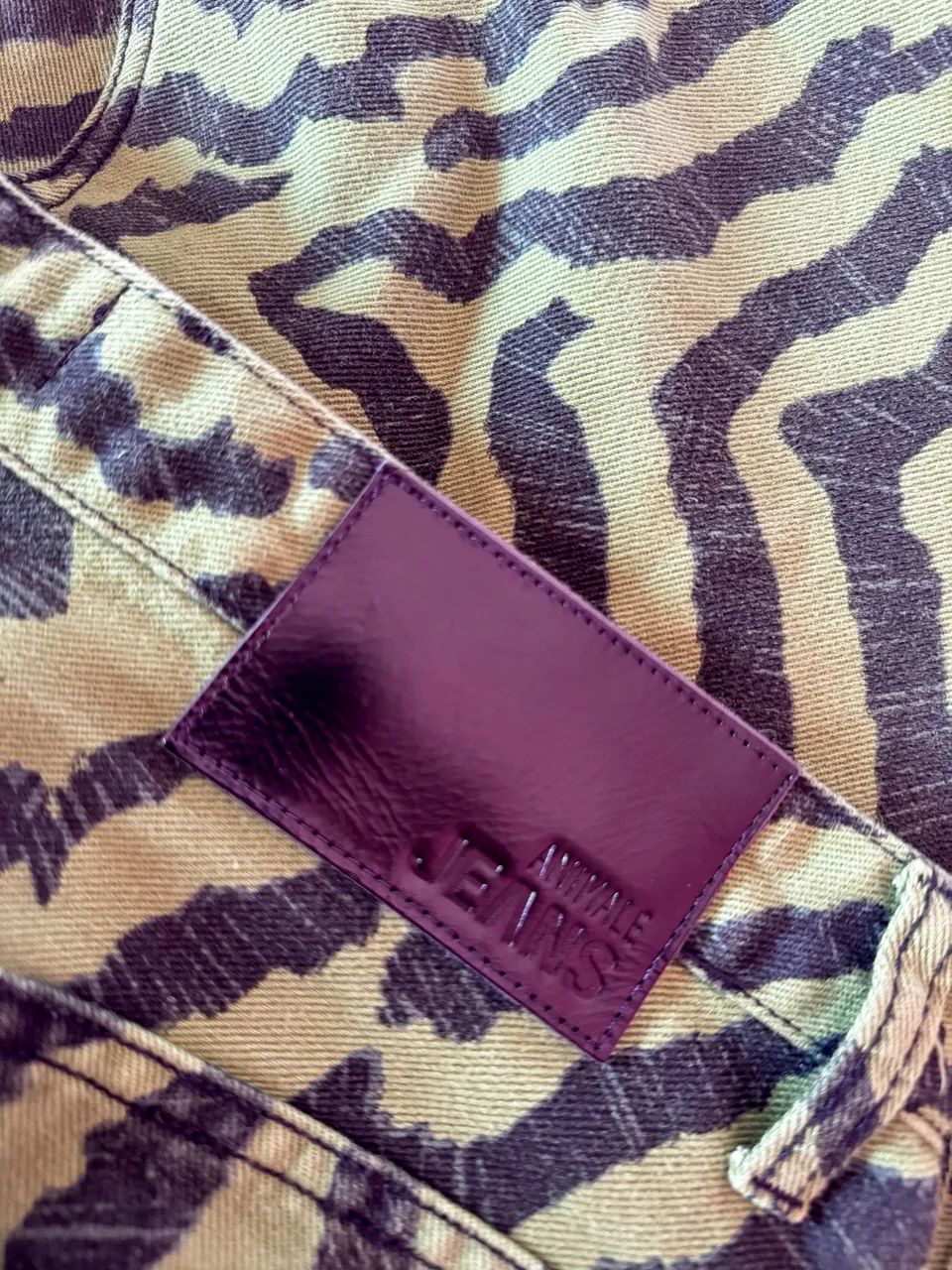 Shorts Animal Print Verde - Animale (NUNCA USADO) - Foto 3