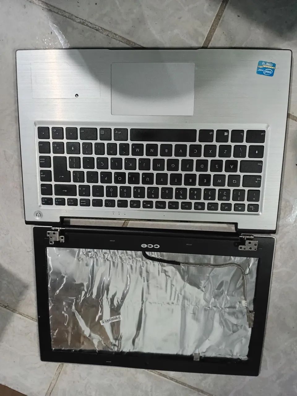 Carcaça completa notebook cce win t345 