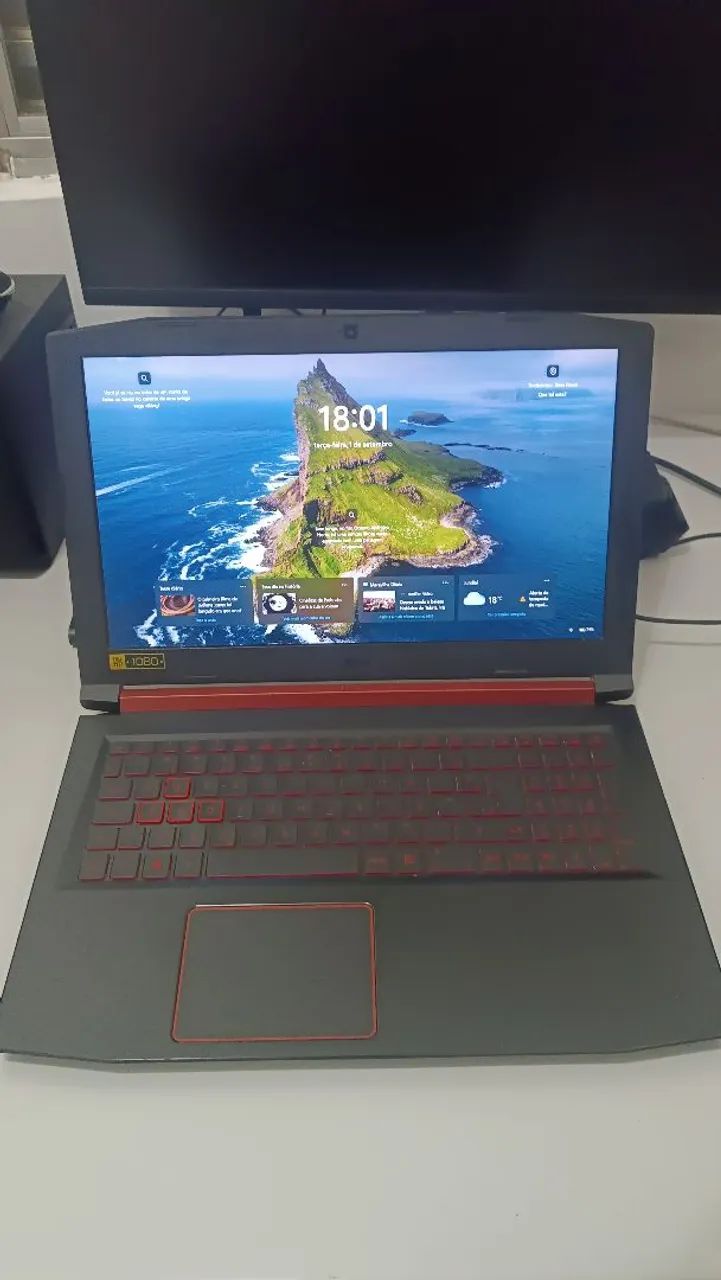 Notebook Acer Nitro 5 modelo 515-51 (com bateria nova)
