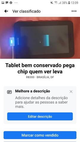 Tablet bem conservado