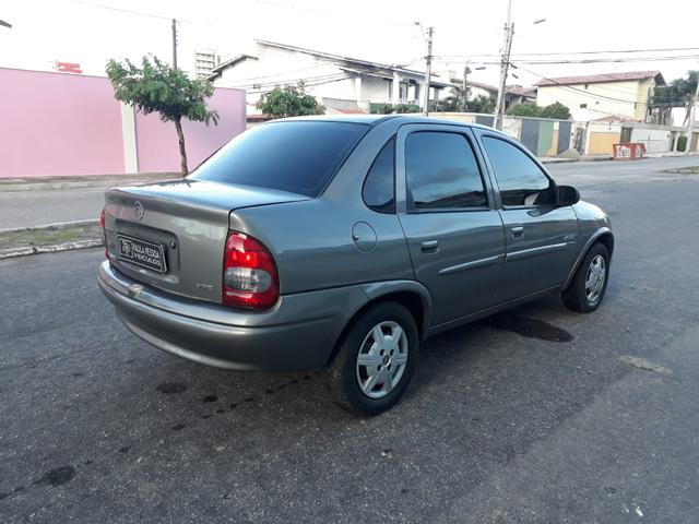 Corsa Sedan Spirit com ar condicionado e direção hidráulica, revisado, conservado - Foto 2