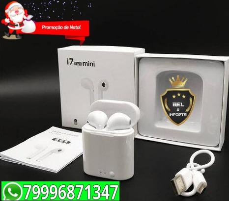 Fone De Ouvido i7s Para Iphone E Android Sem Fio Bluetooth Promoçao - Foto 2