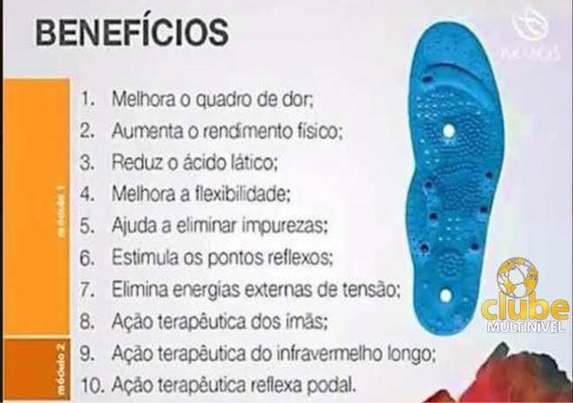 Palmilhas ortopédicas com infra vermelho - Foto 2