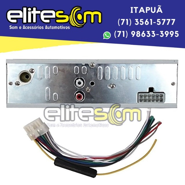 Aparelho Mp3 Bluetooth Fm Usb Sd instalado na Elite Som - Foto 4