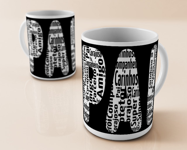 Caneca Porcelana Dia dos Pais - Foto 4