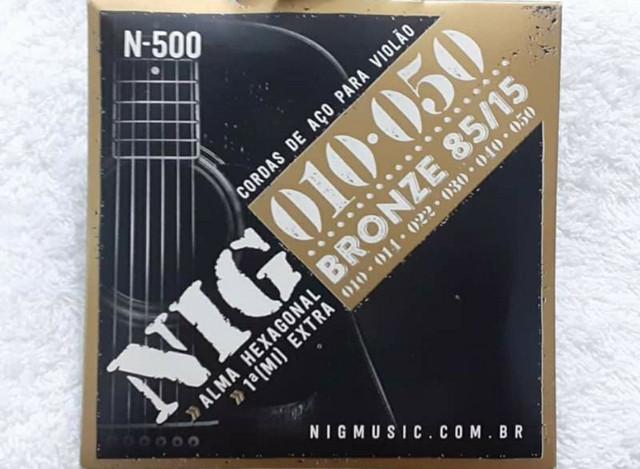 Cordas de aço 010 Nig