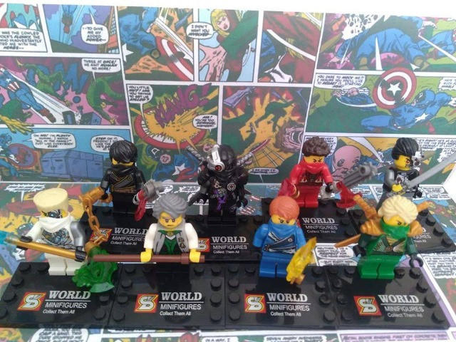 17 miniaturas Marvel, DC Comics e NinjaGO - Foto 6