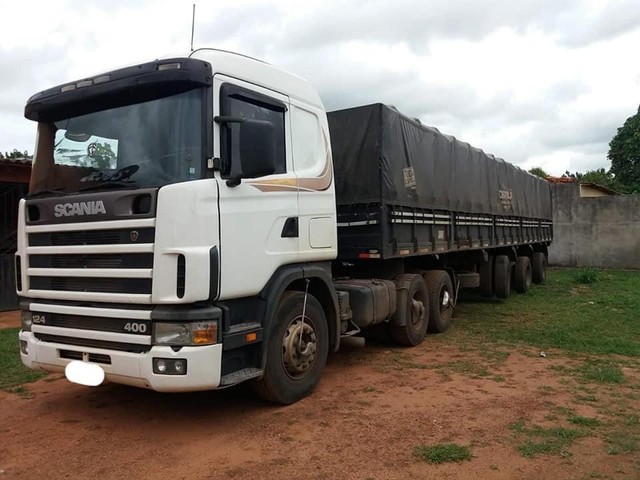 SCANIA 400 6X4 2003 + CARRETA VANDERLEIA FACCHINI 2009