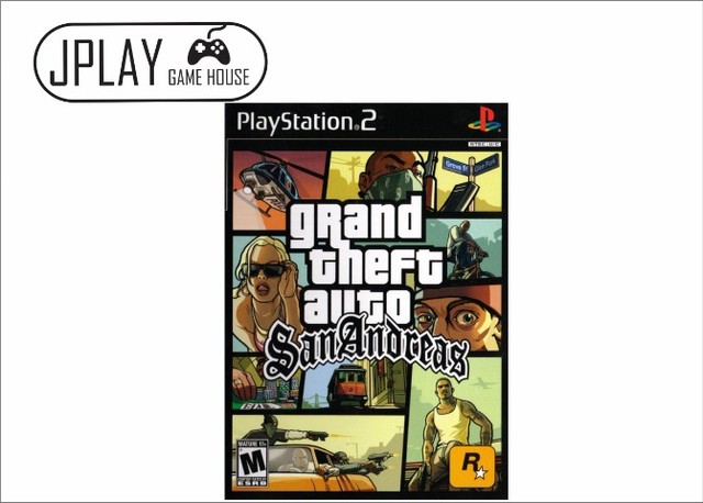 Gta San Andreas para Ps2, Jogo de Videogame Usado 16388530