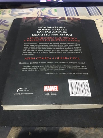 Livro Marvel Guerra Civil 