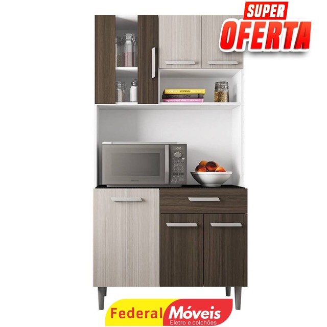 Armário de cozinha compacto Carol- novo na caixa