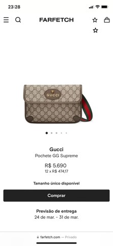 gucci envelope bolsa