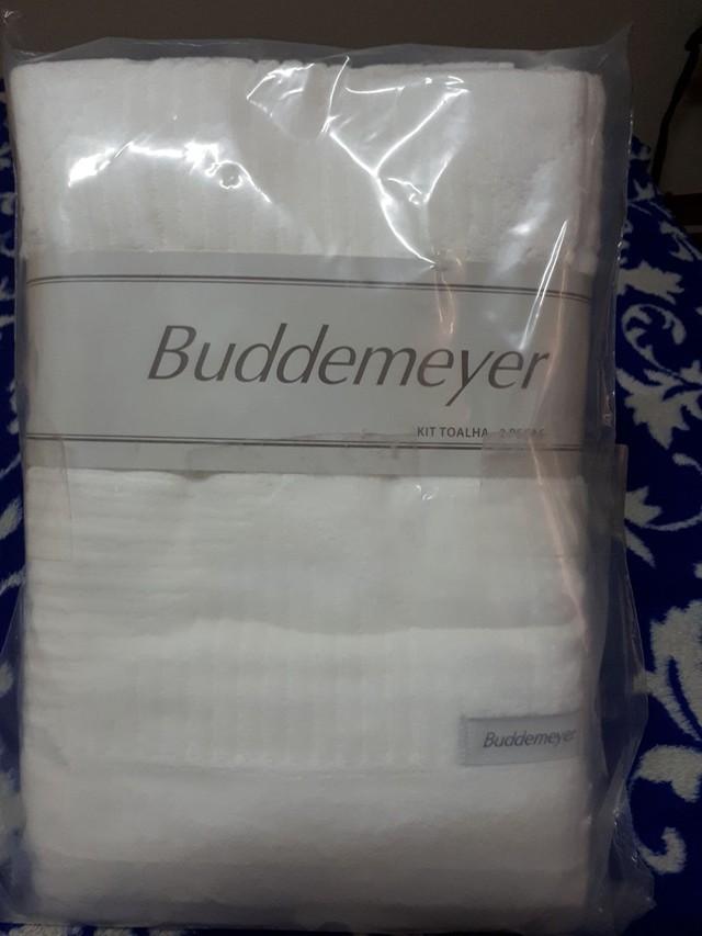 Jogo de toalhas Buddemeyer branco  - Foto 3