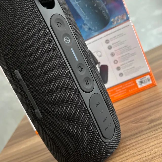 Caixa De Som Sem Fio A'gold Sm-09 Resistente A Água 30w - Foto 6