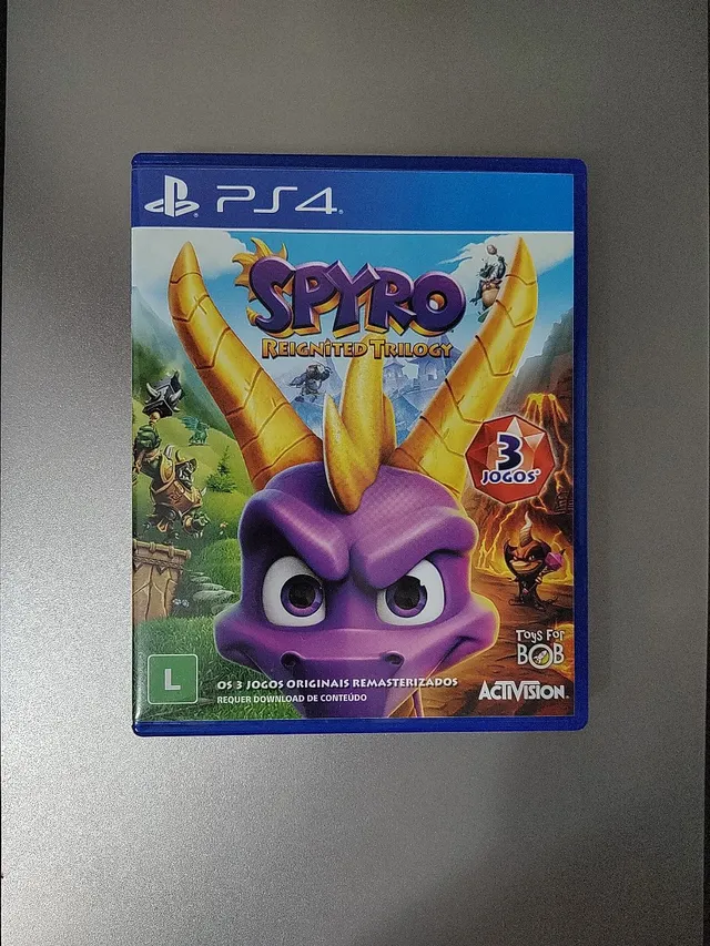 Jogo de PS4 Spyro Reignited Trilogy (MÍDIA FÍSICA)