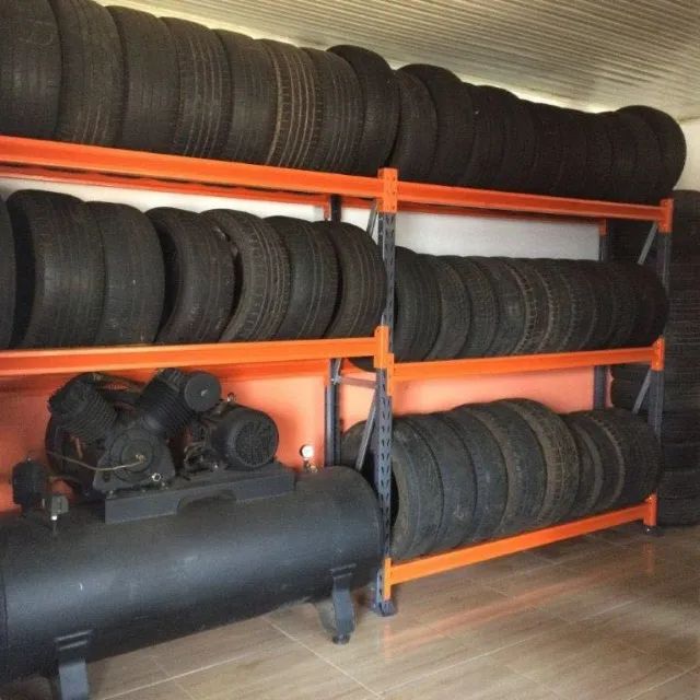 Mini Porta Pallets para borracharias, lojas e comércios em geral