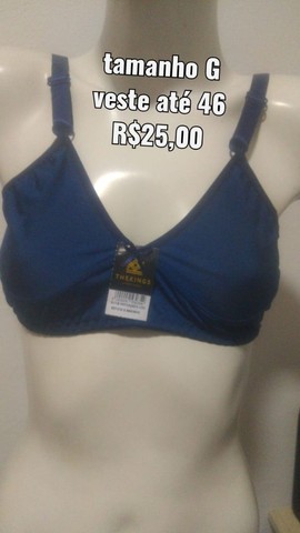 Sutiã tamanhos GG, G, M e P qualidade e conforto 