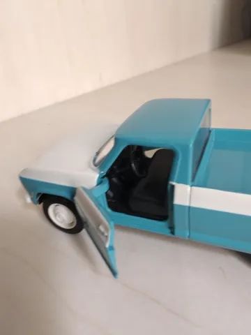 Miniatura - Chevrolet C15 - 1:43 (11 cm.) - Azul e Branca - Foto 4