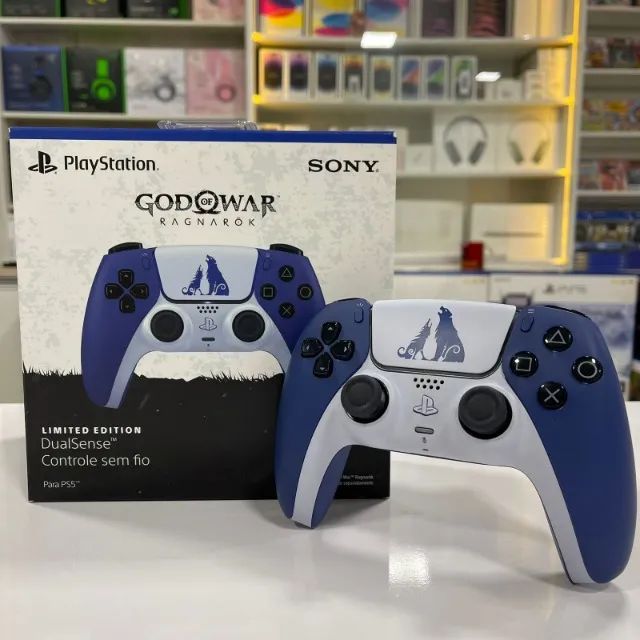 Controle Sony DualSense Edição Limitada God of War Ragnarok - PS5