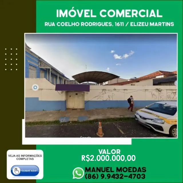 Imóvel Comercial Rua Coelho Rodrigues, 1611 com Elizeu Martins