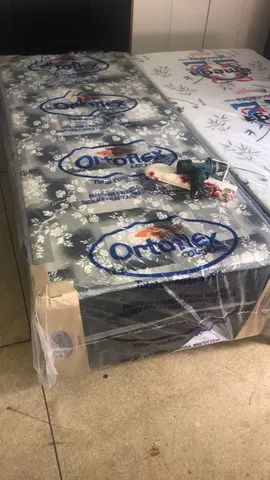 CAMA BOX SOLTEIRO NOVA ESPUMA SELADA 