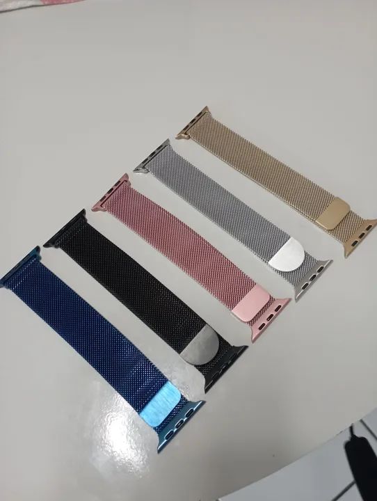 Pulseiras para Smartwatch Milanesas de Aço 45/49 mm Disponível Pronta entrega ?