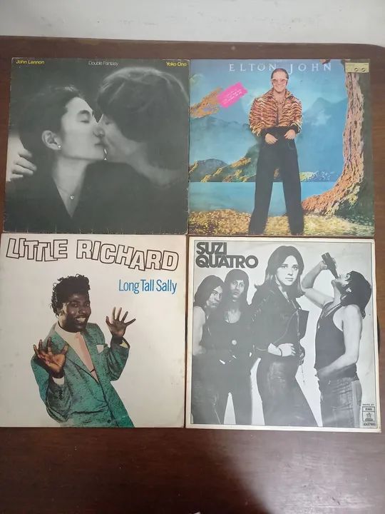 Vinil - John Lennon, Elton John, Little Richard, Suzi Quatro